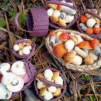 Корзины, корзинки, корзиночки и грибы