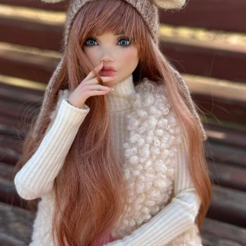 Прогулка Муси на набережной Волги