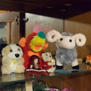 Санаторное лечение: март-апрель. Прошиваем усы игрушке - приводим в порядок волосы - паяем разрывы и диски