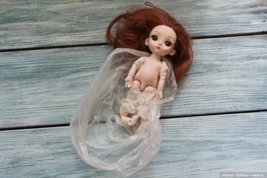 Моё выведение пятен от аутфита с куклы Баболи - с химией процесса (фото 2)