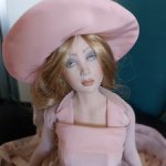 Коллекционная фарфоровя кукла Marigio Италия