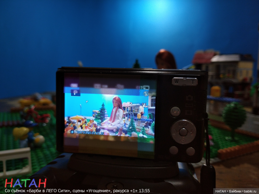 Со съёмок «Барби в ЛЕГО Сити», сцены «Угощение», ракурса «1»
