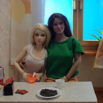 Чаепитие с мамой