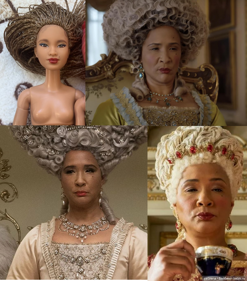 я вот наткнулась на эту куклу- как по мне молд королевы у барби уже есть))я считаю один в один
