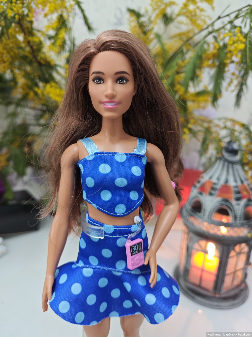 Барби диабетик Barbie Fashionistas HYT97