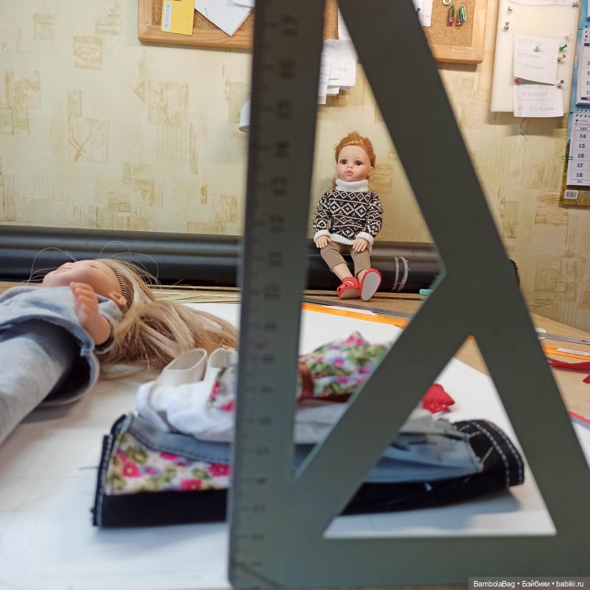 Рюкзак-переноска для кукол 32 см | Бэйбики Рюкзак-переноска для кукол 32 см (фото 5)