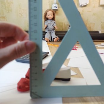 Рюкзак-переноска для кукол 32 см