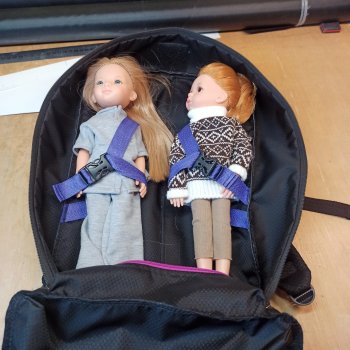 Рюкзак-переноска для куклы 32 см Часть 2