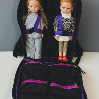 Рюкзак-переноска для куклы 32 см Часть 3