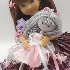 Куколки ручной работы в стиле наив в подарочной упаковке