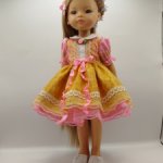 Платье для кукол Паола Рейна 32-34 см