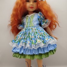 Платье для кукол Паола Рейна 32-34 см и им подобным