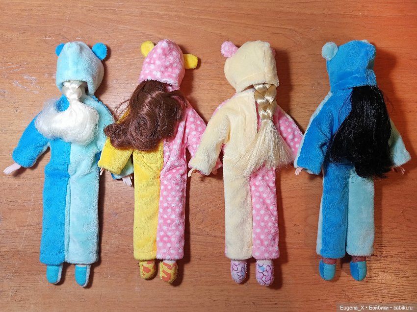 Мягкие куклы-сплюшки - смастерила сама