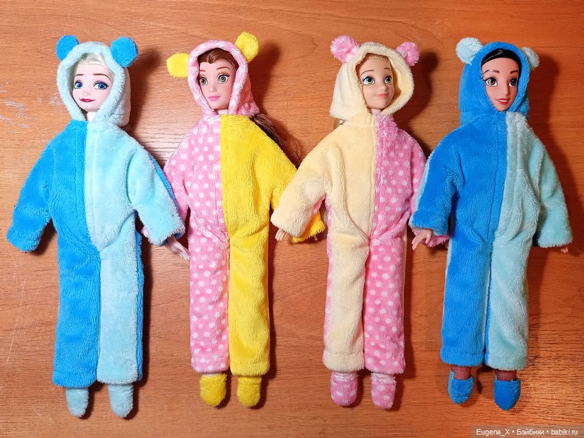 Мягкие куклы-сплюшки - смастерила сама