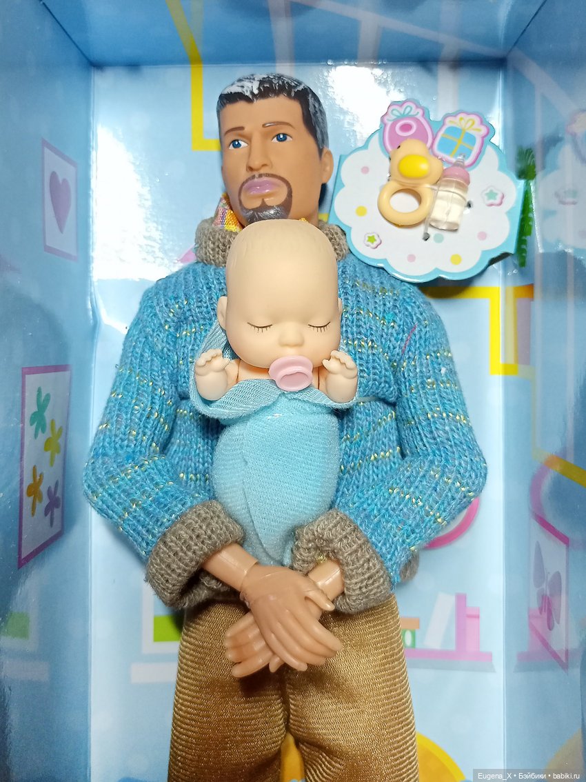 Обзор куклы Дедушка с внуком (фото 4)