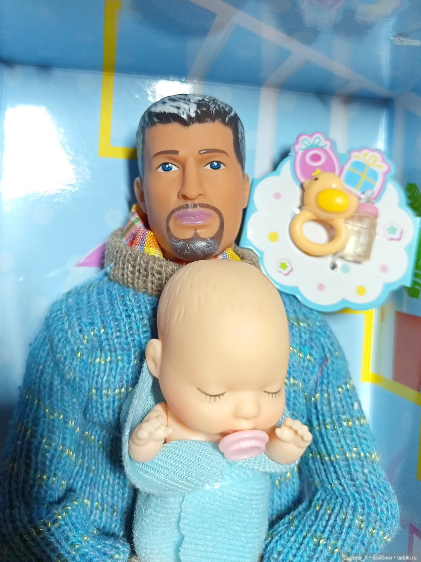 Обзор куклы Дедушка с внуком (фото 5)