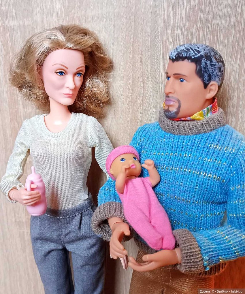 Обзор куклы Дедушка с внуком