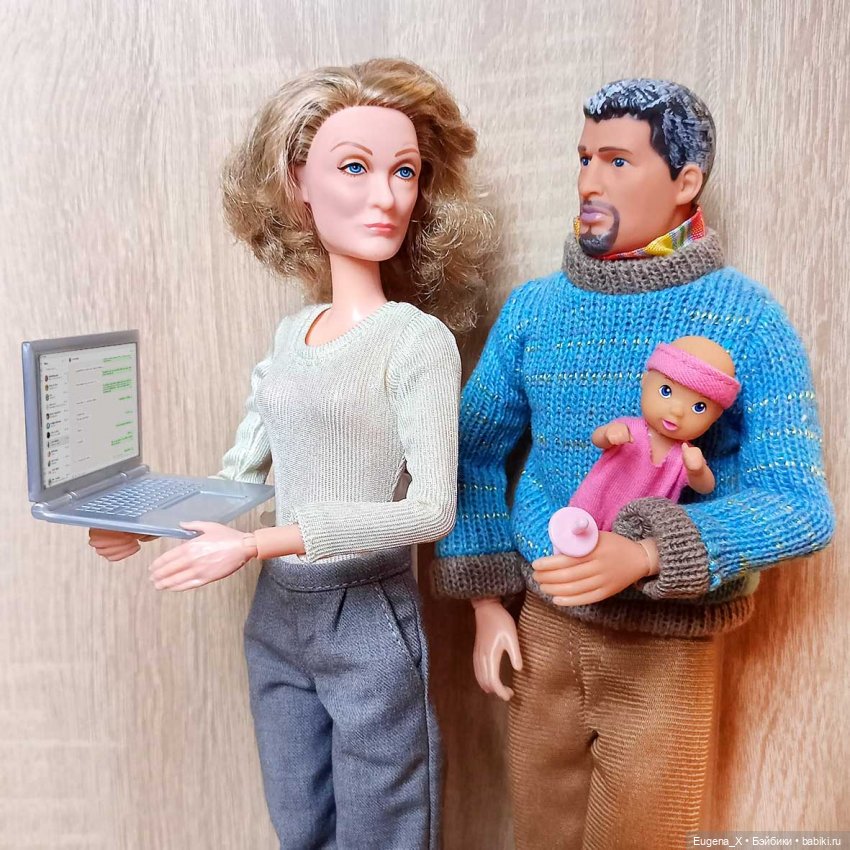 Обзор куклы Дедушка с внуком