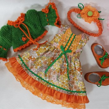 Нарядный комплект для куклы Лоренс