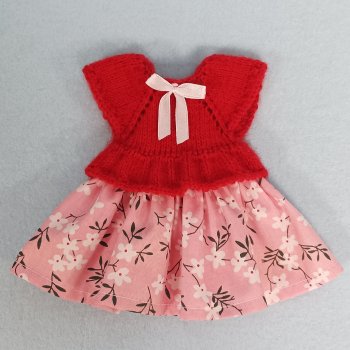 Комбинированное платье