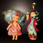 Винтажный снеговик. Кукла Delavennat 87