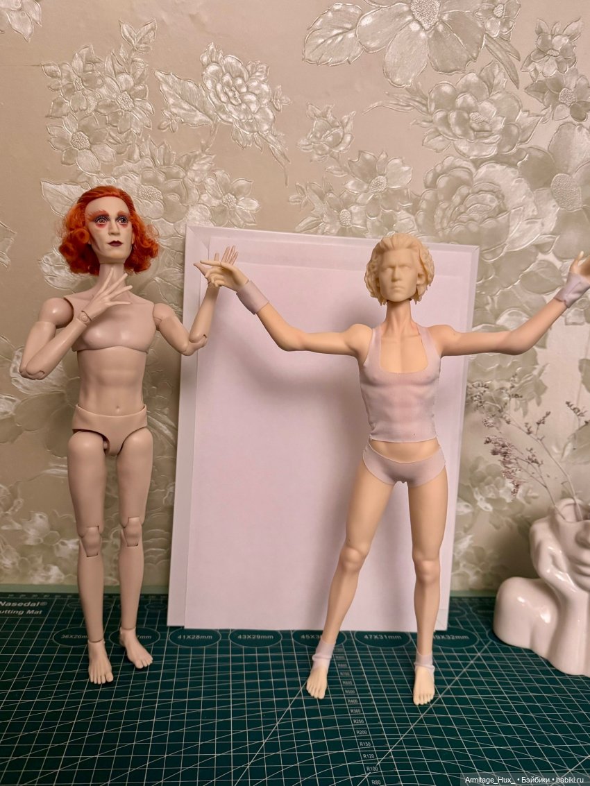 Гибридизация. Голова «Disney” + телоид 1/6 KSS140 MAF BODY Scale Super White Male Body (фото 10)