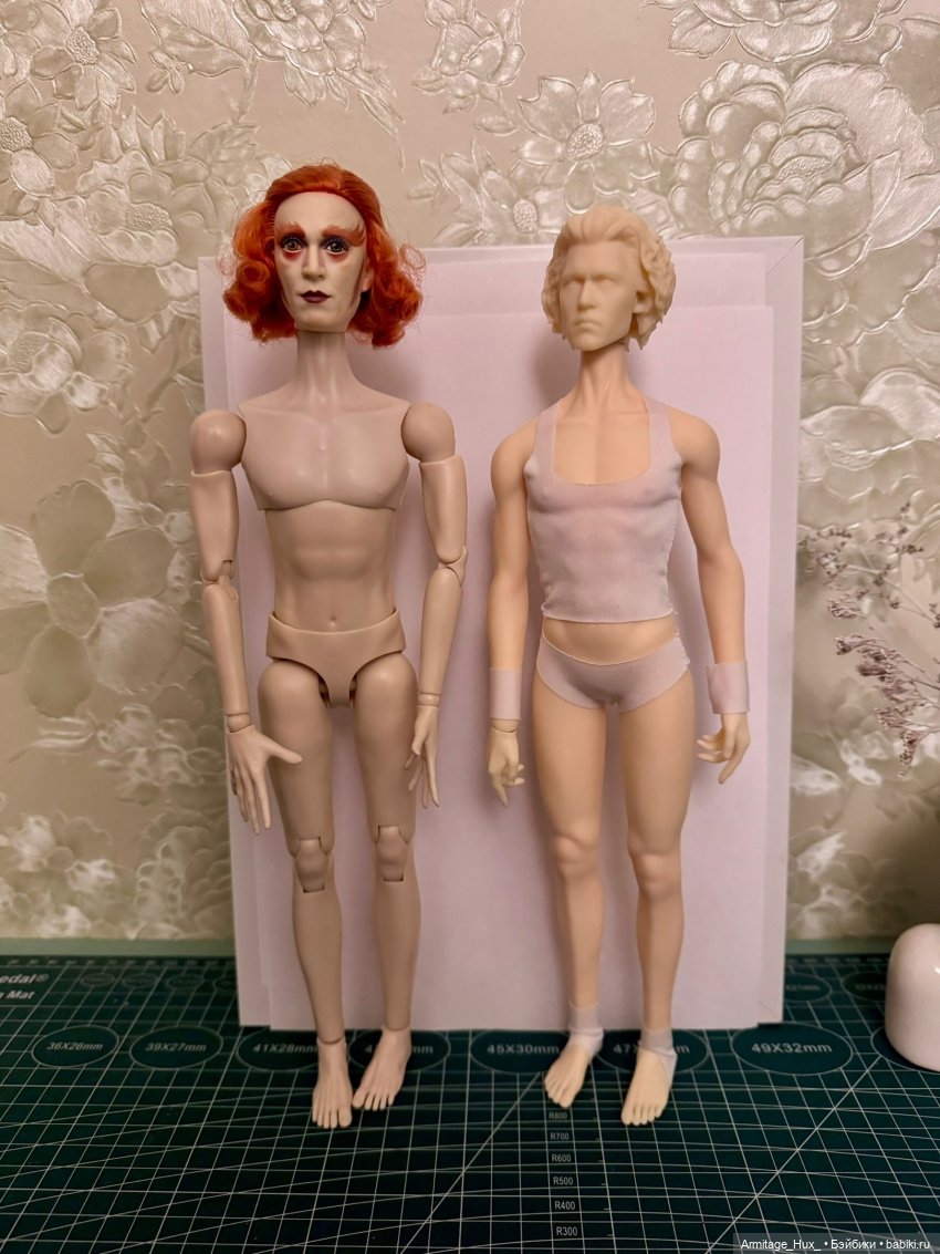 Гибридизация. Голова «Disney” + телоид 1/6 KSS140 MAF BODY Scale Super White Male Body (фото 7)