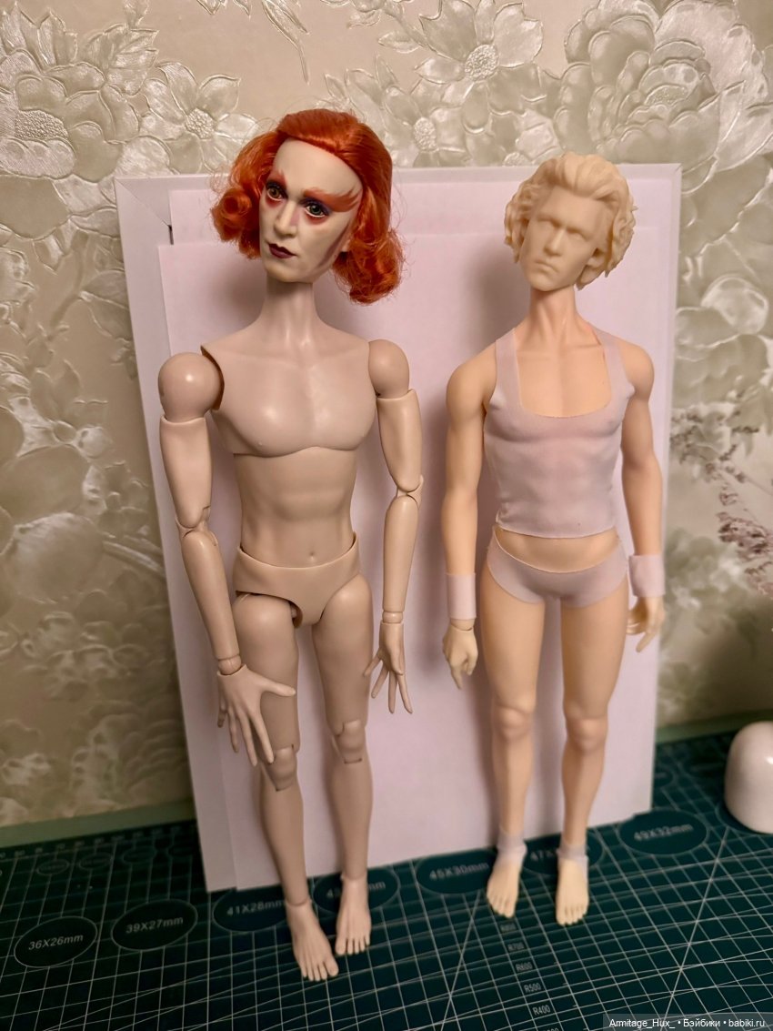 Гибридизация. Голова «Disney” + телоид 1/6 KSS140 MAF BODY Scale Super White Male Body (фото 8)