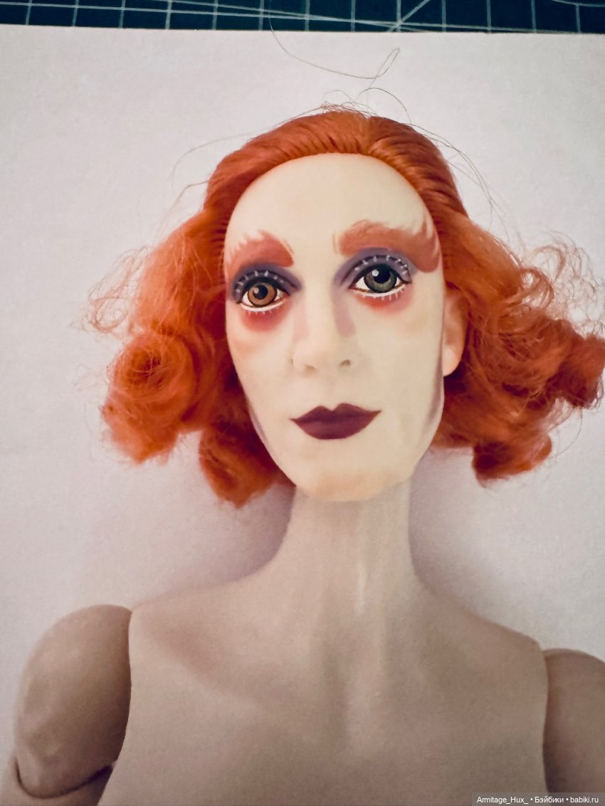 Гибридизация. Голова «Disney” + телоид 1/6 KSS140 MAF BODY Scale Super White Male Body (фото 3)