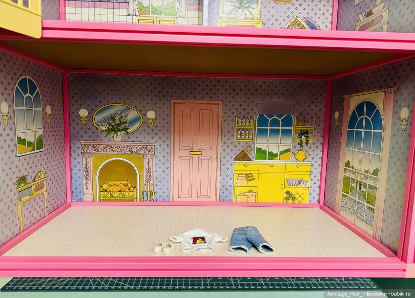 Мой обзор на фирменный домик «Star Home» для Sindy от “hasbro” 1987 год выпуска и мою дизайнерскую работу по мебелировке его