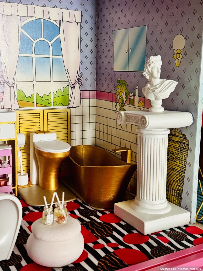 Мой обзор на фирменный домик «Star Home» для Sindy от “hasbro” 1987 год выпуска и мою дизайнерскую работу по мебелировке его