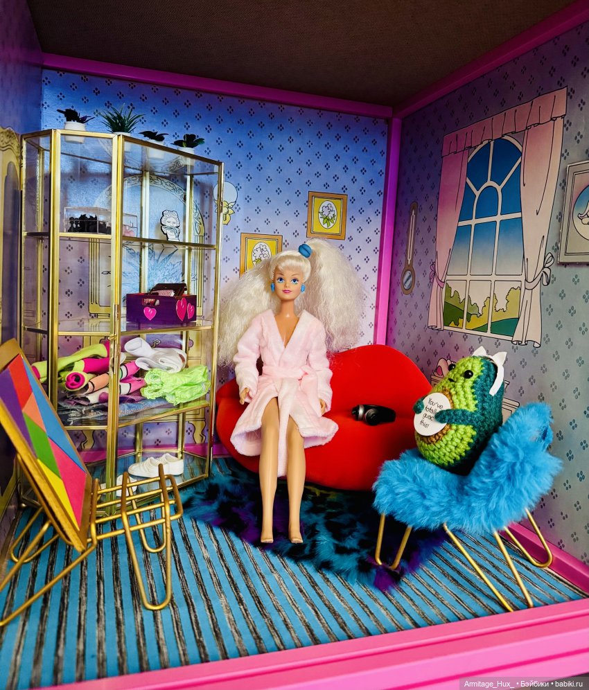 Мой обзор на фирменный домик «Star Home» для Sindy от “hasbro” 1987 год выпуска и мою дизайнерскую работу по мебелировке его