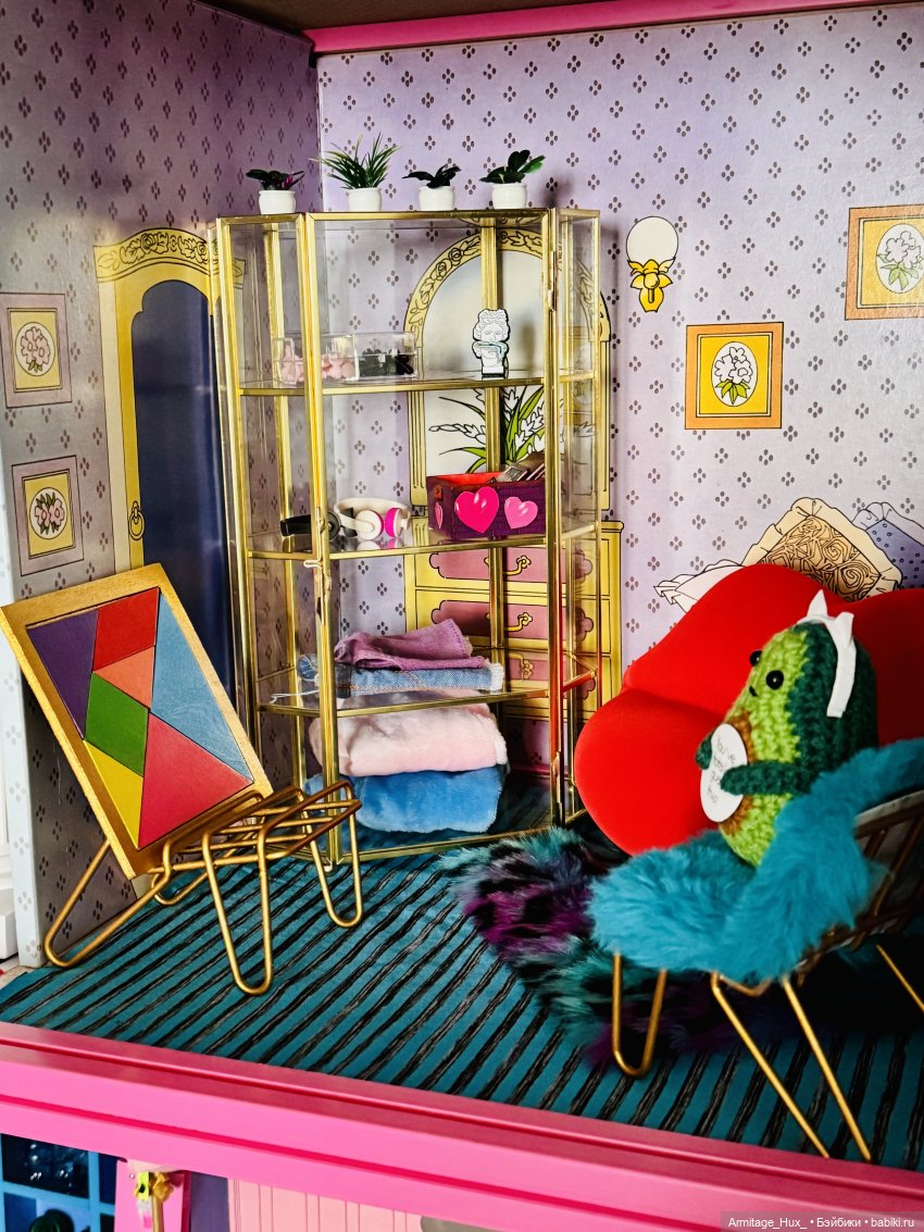 Мой обзор на фирменный домик «Star Home» для Sindy от “hasbro” 1987 год выпуска и мою дизайнерскую работу по мебелировке его