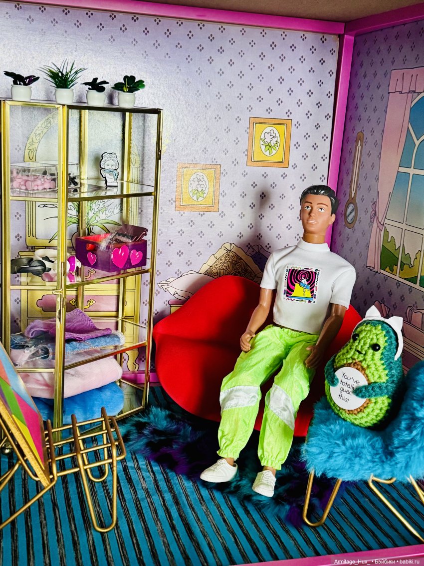 Мой обзор на фирменный домик «Star Home» для Sindy от “hasbro” 1987 год выпуска и мою дизайнерскую работу по мебелировке его