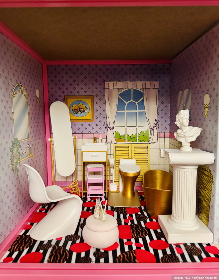 Мой обзор на фирменный домик «Star Home» для Sindy от “hasbro” 1987 год выпуска и мою дизайнерскую работу по мебелировке его