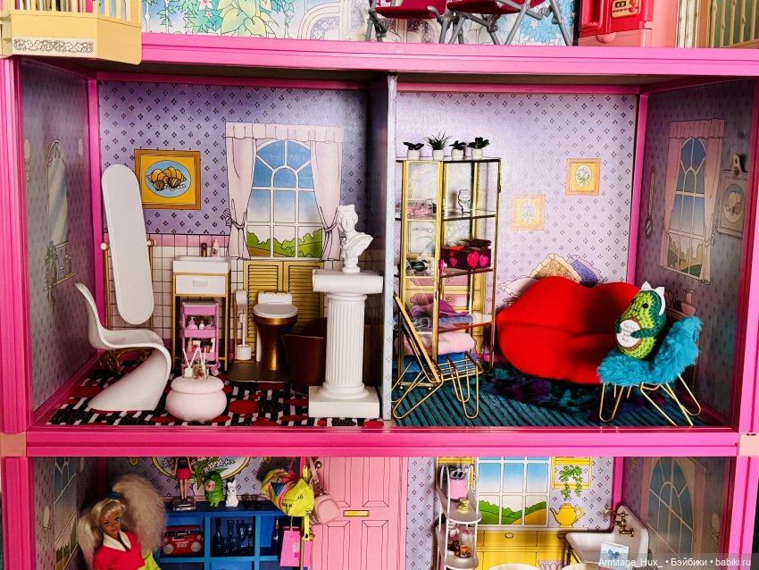 Мой обзор на фирменный домик «Star Home» для Sindy от “hasbro” 1987 год выпуска и мою дизайнерскую работу по мебелировке его