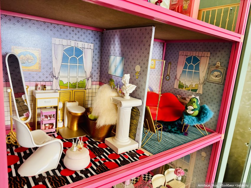 Мой обзор на фирменный домик «Star Home» для Sindy от “hasbro” 1987 год выпуска и мою дизайнерскую работу по мебелировке его
