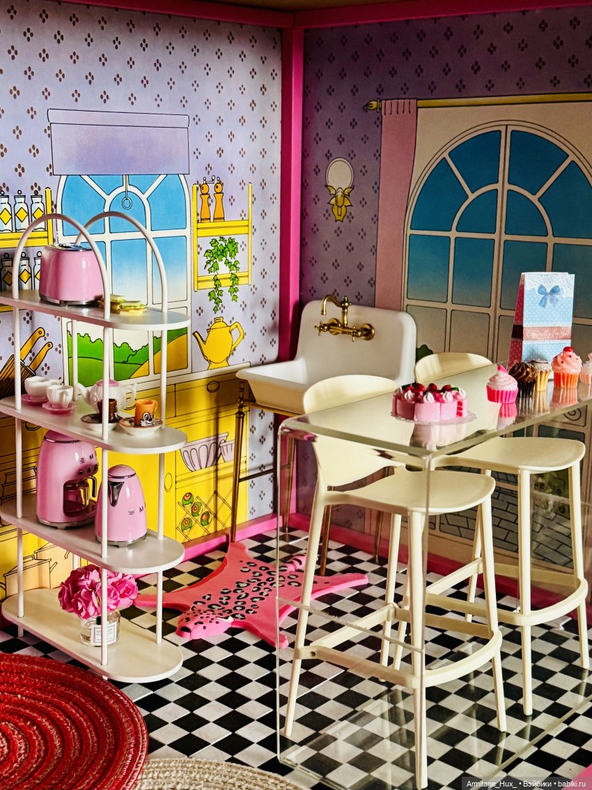 Мой обзор на фирменный домик «Star Home» для Sindy от “hasbro” 1987 год выпуска и мою дизайнерскую работу по мебелировке его