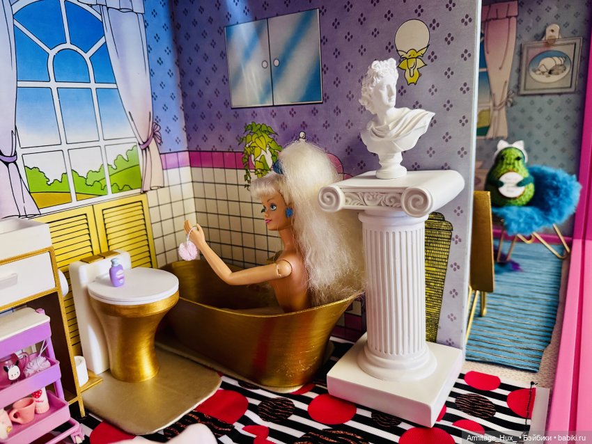 Мой обзор на фирменный домик «Star Home» для Sindy от “hasbro” 1987 год выпуска и мою дизайнерскую работу по мебелировке его