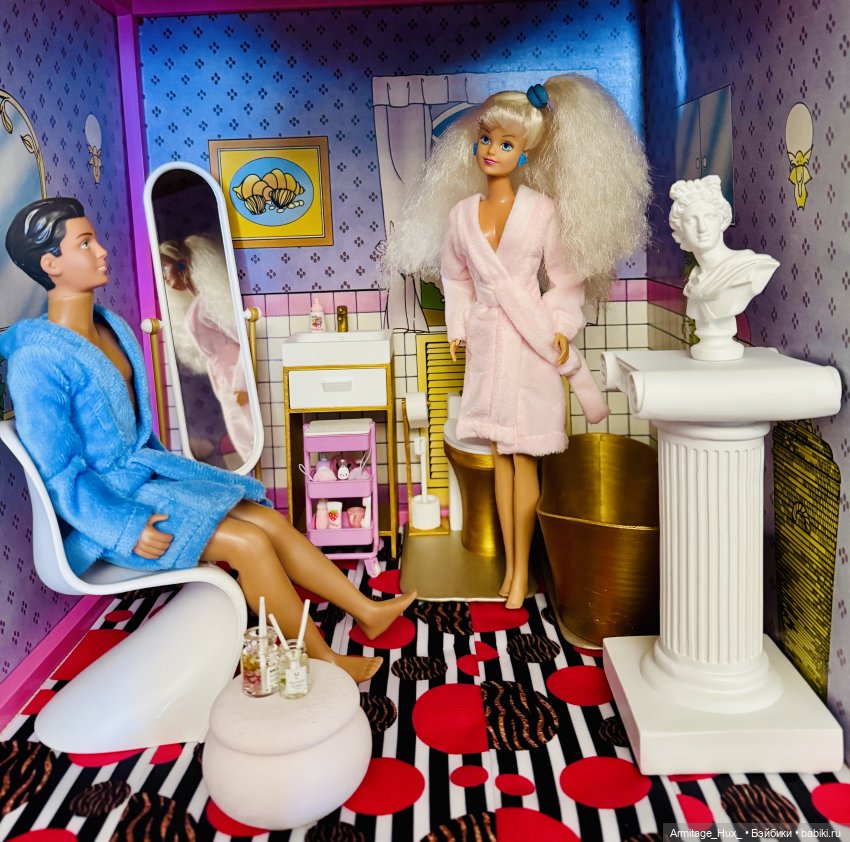 Мой обзор на фирменный домик «Star Home» для Sindy от “hasbro” 1987 год выпуска и мою дизайнерскую работу по мебелировке его