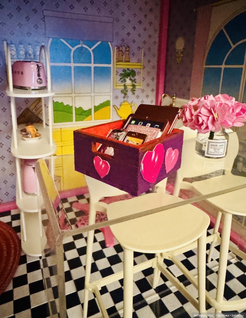 Мой обзор на фирменный домик «Star Home» для Sindy от “hasbro” 1987 год выпуска и мою дизайнерскую работу по мебелировке его