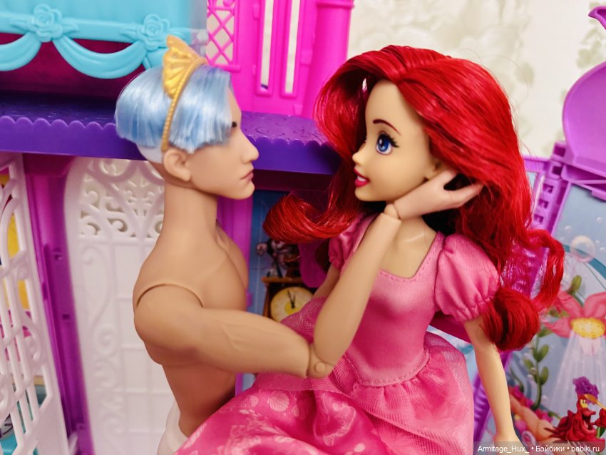 Мой обзор на «Замок для Принцесс Дисней» от hasbro и принцессу Ариэль от mattel