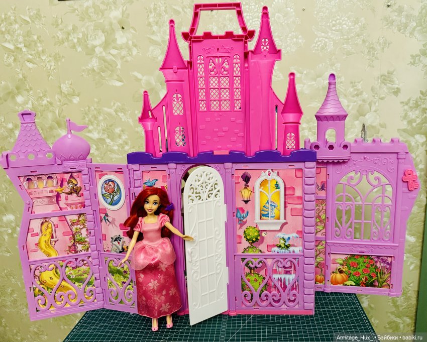 Мой обзор на «Замок для Принцесс Дисней» от hasbro и принцессу Ариэль от mattel