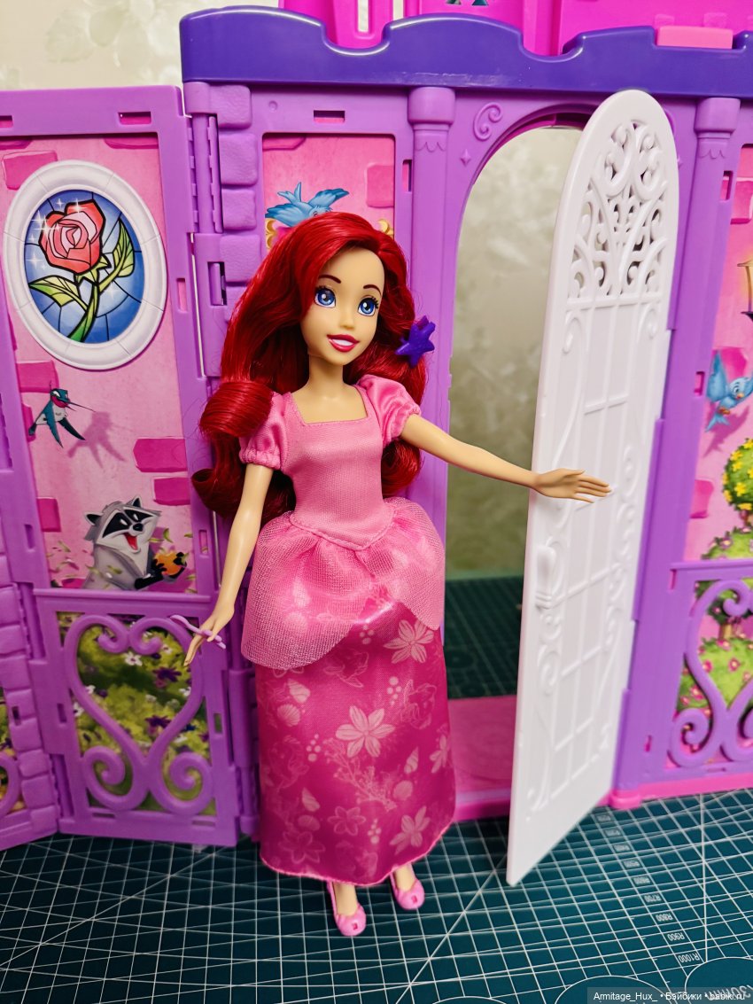 Мой обзор на «Замок для Принцесс Дисней» от hasbro и принцессу Ариэль от mattel