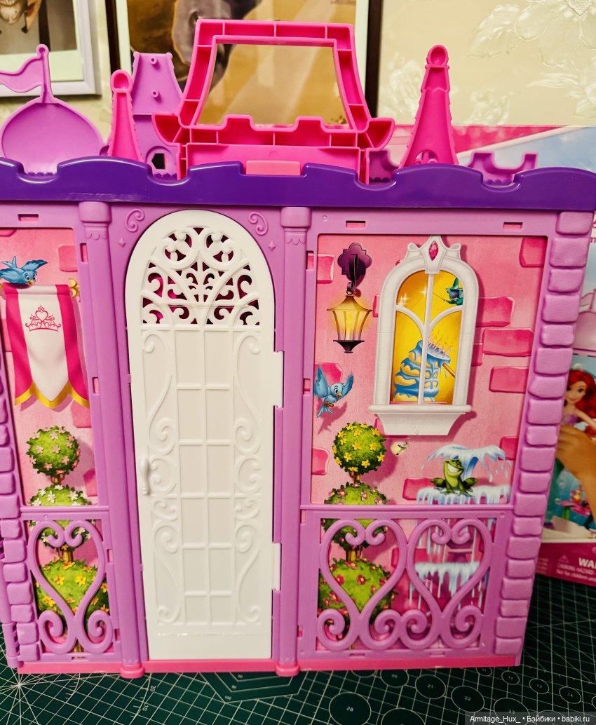 Мой обзор на «Замок для Принцесс Дисней» от hasbro и принцессу Ариэль от mattel (фото 6)