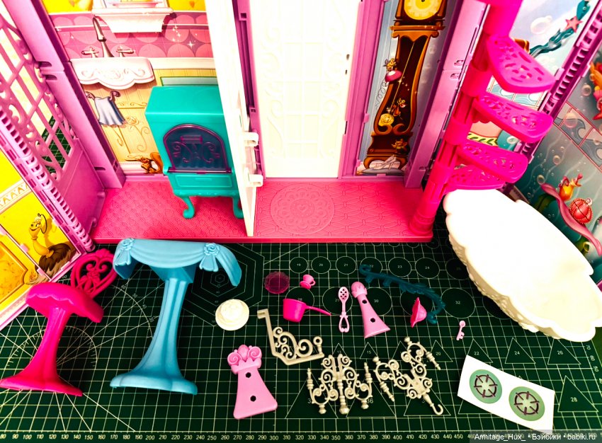 Мой обзор на «Замок для Принцесс Дисней» от hasbro и принцессу Ариэль от mattel
