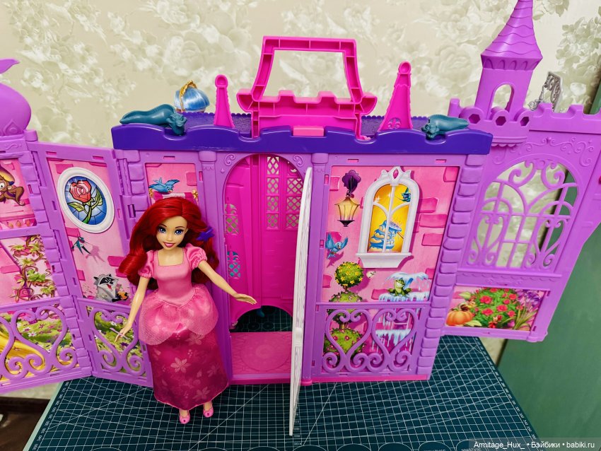 Мой обзор на «Замок для Принцесс Дисней» от hasbro и принцессу Ариэль от mattel