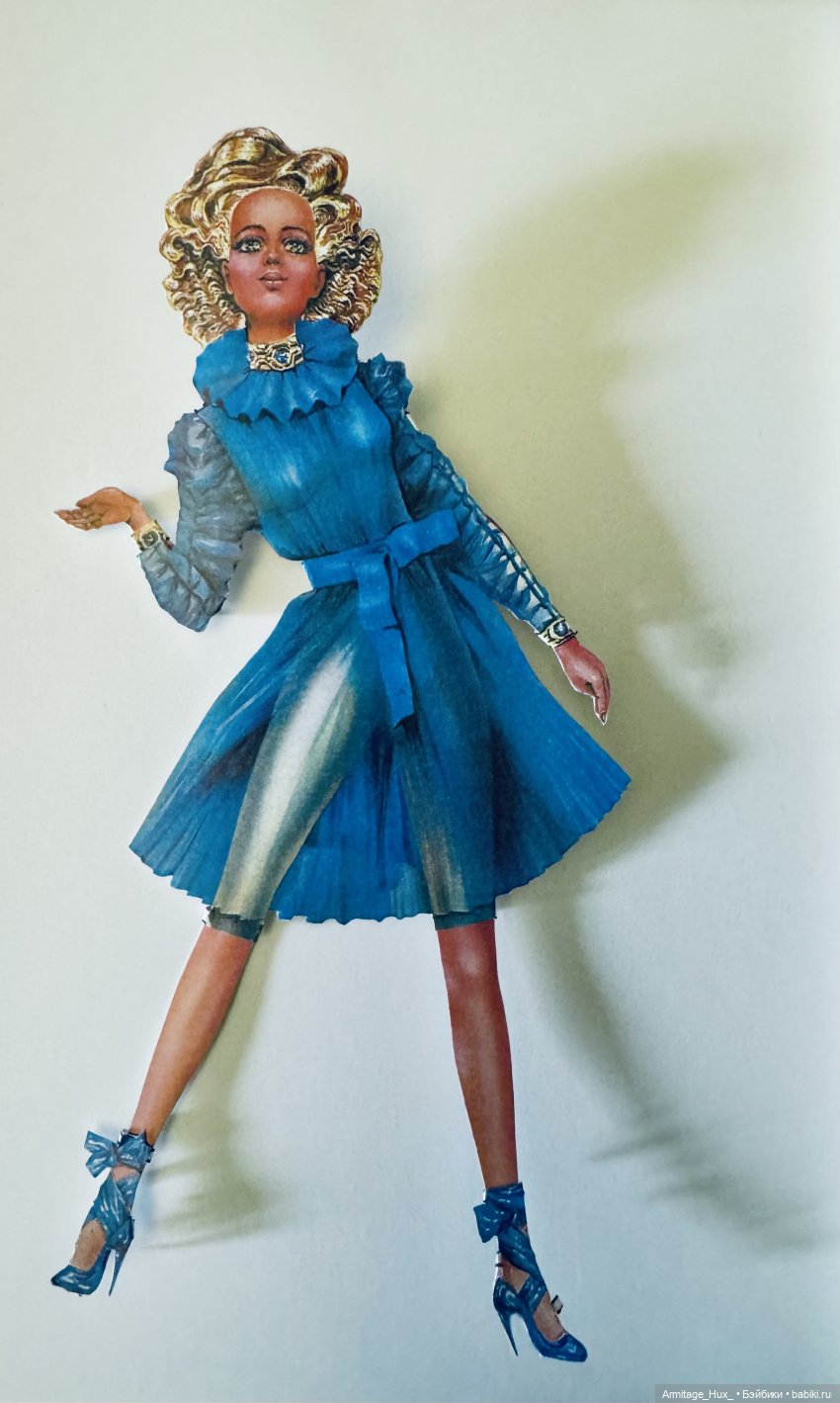 Мои вырезные куклы Диана и Маша из 1990 года (копии с оригиналов в натуральную величину) (фото 2)