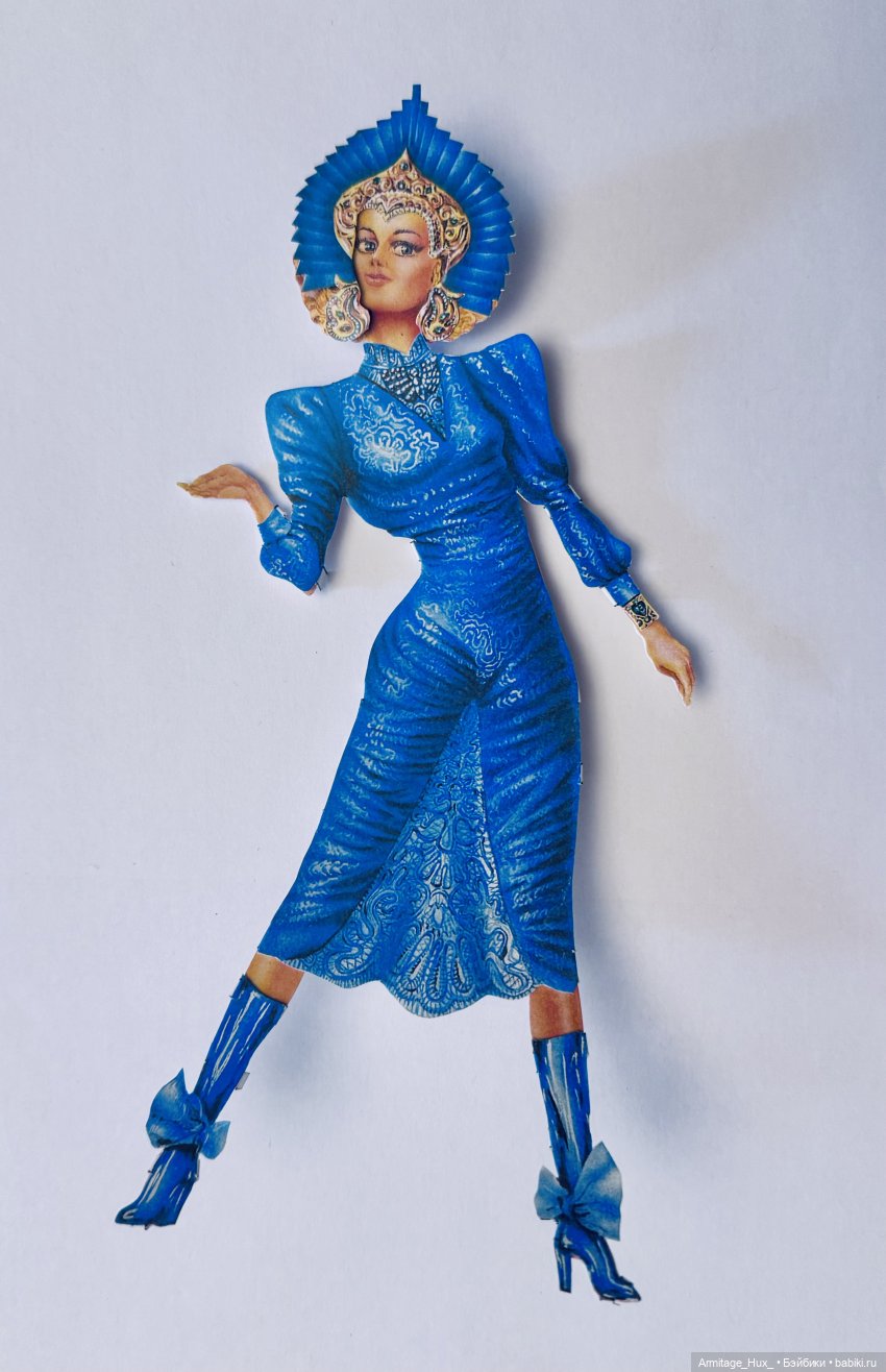 Мои вырезные куклы Диана и Маша из 1990 года (копии с оригиналов в натуральную величину) (фото 9)