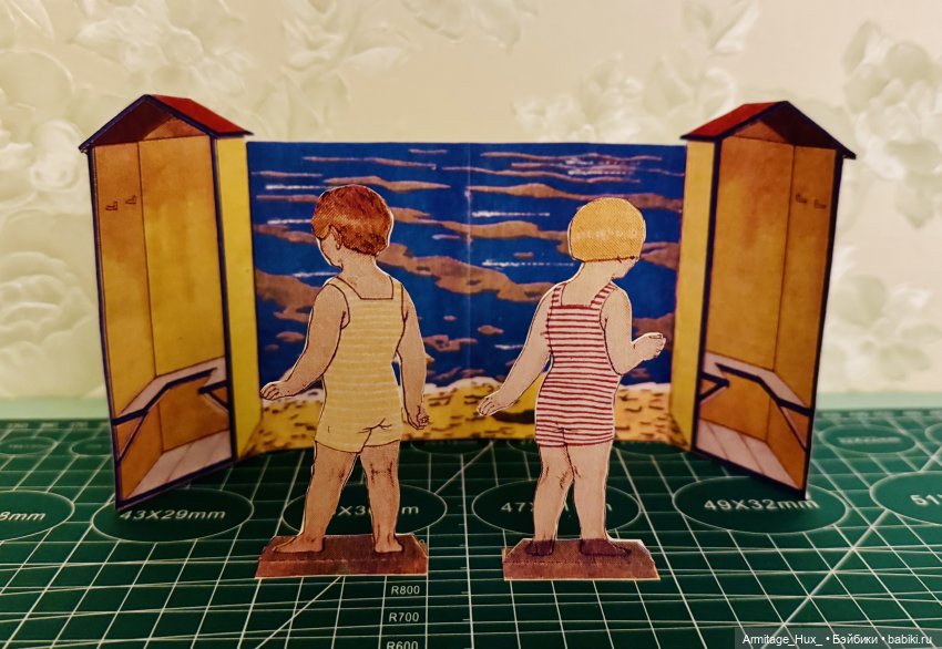 Мои бумажные куклы из «Журнал мод» за 1990 год. Репринт